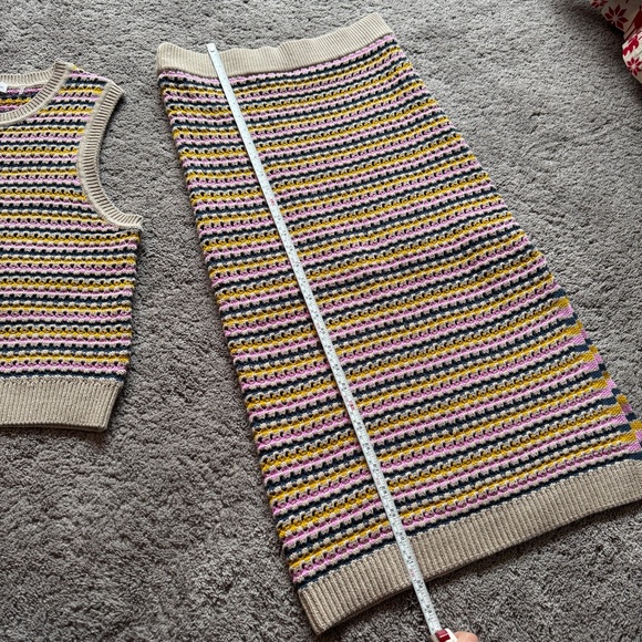 White + Warren Multicolor Striped Cotton Linen Set - Picture 9 of 9